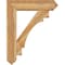 Ekena Millwork Merced Arts and Crafts Rough Sawn Bracket w/ Offset Brace, Western Red Cedar, 8"W x 32"D x 40"H BKT0806X32X40MRC03RWR - alternate 4